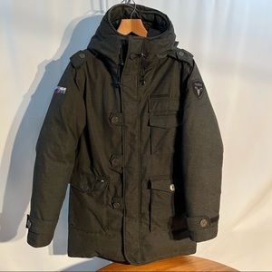 Mens Nobis x BMW MPower Shelby duck down winter parka size L. Fits big.